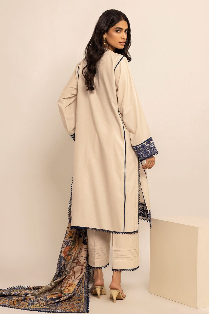 Embroidered | Karandi | Fabrics 3 Piece | null