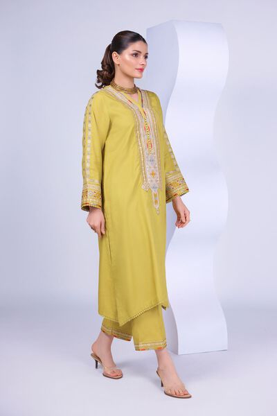 Embroidered | Russian Raw Silk | Pants | GBP 20.00