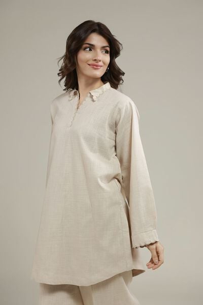 Embroidered | Heavy Textured Cotton | Kurta | GBP 20.00