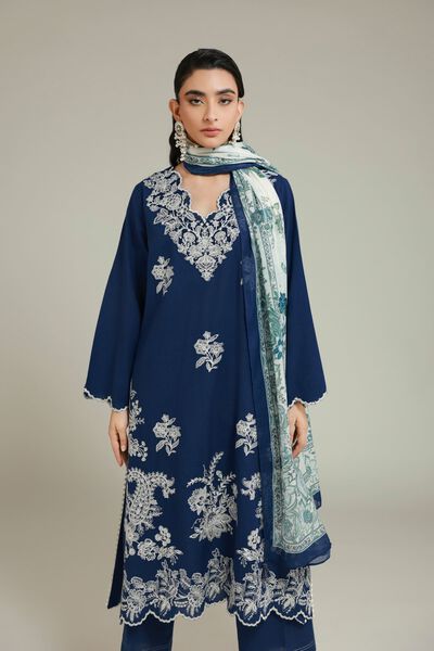 Embroidered | Cambric | Tailored 3 Piece | GBP 60.00