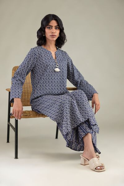 Printed | Cambric | Printed Longline Kurta | GBP 21.00