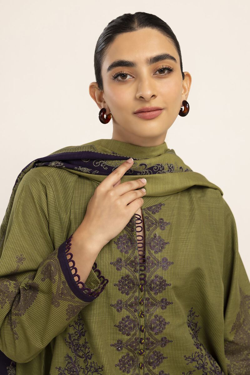 Embroidered | Khaddar | Fabrics 3 Piece | null