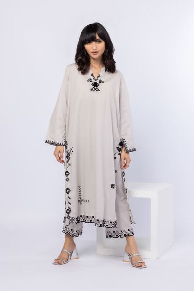Embroidered | Cotton Dobby | Pants | GBP 17.00