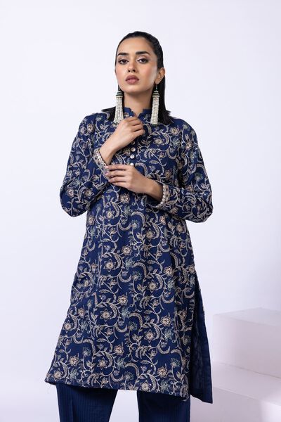 Embroidered | Polyester Crinkle Chiffon | Kurta | GBP 60.00