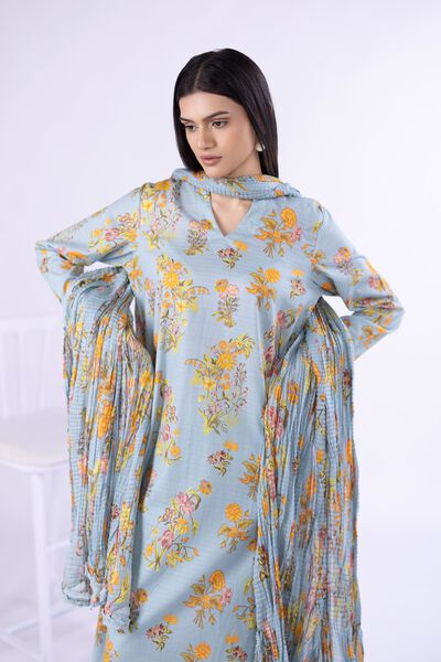 Printed | Voile | Dupatta | GBP 12.00