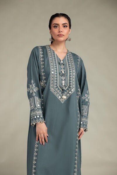 Embroidered | Raw Silk | Raw Silk Kurta | GBP 50.00