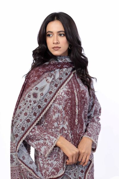 Embroidered | Cotton | Fabrics 3 Piece | GBP 30.00