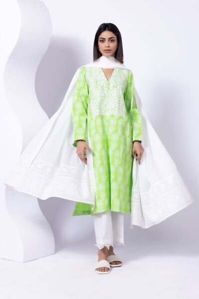 Embroidered | Crosshatch Poplin | Kurta | GBP 15.00