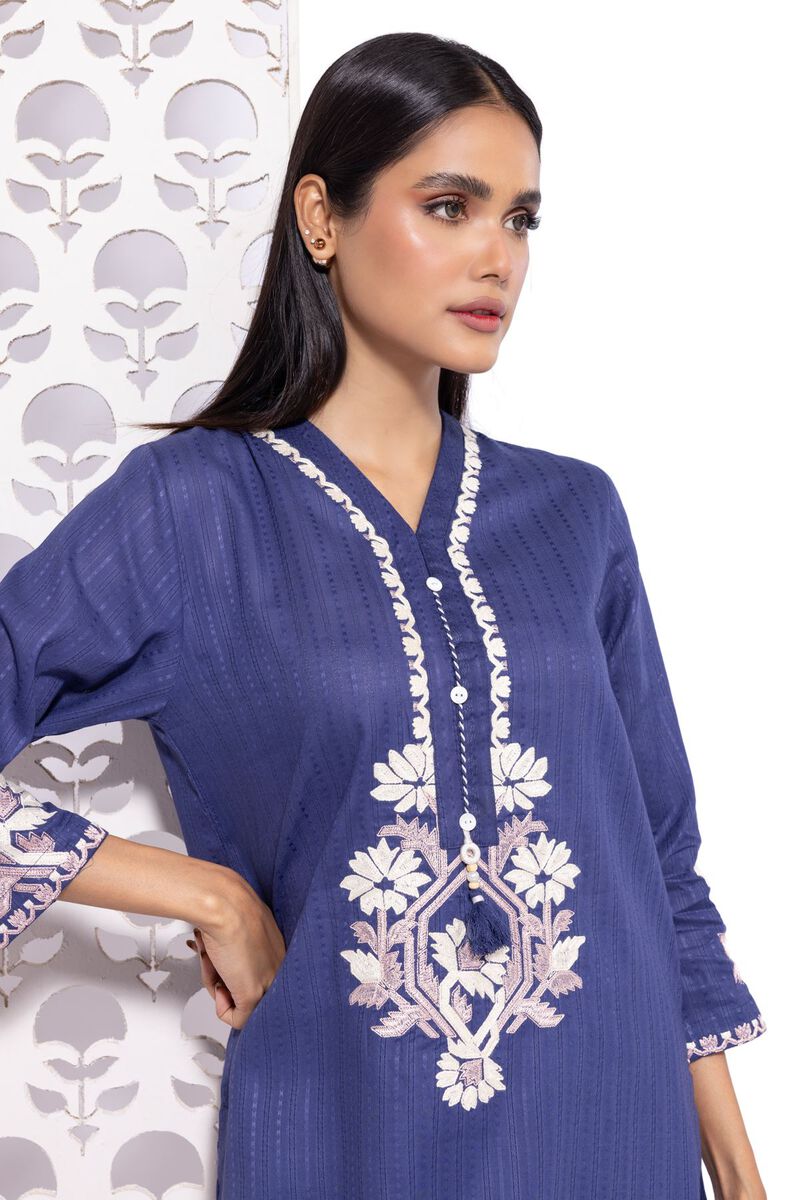 Embroidered | Textured Cotton | Kurta | null