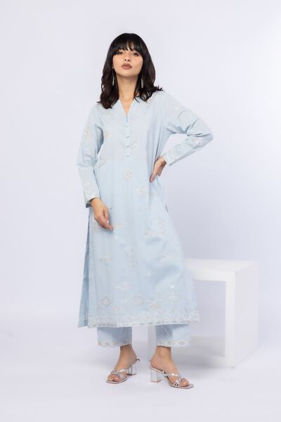 Embroidered | Cotton Dobby | Kurta | GBP 35.00