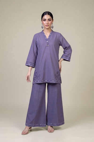 Embroidered | Light Khaddar | Solid Khaddar Pants | GBP 40.00