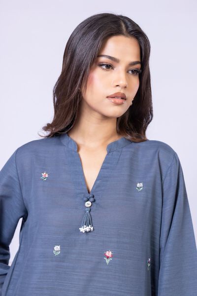 Embroidered | Textured Cotton | Kurta | GBP 12.50