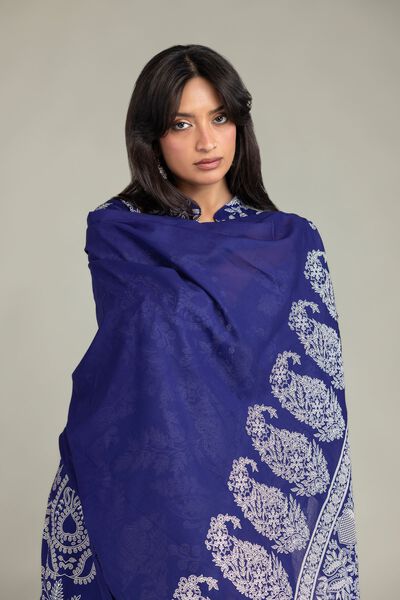 Lawn | Floral Lawn Dupatta | GBP 25.00
