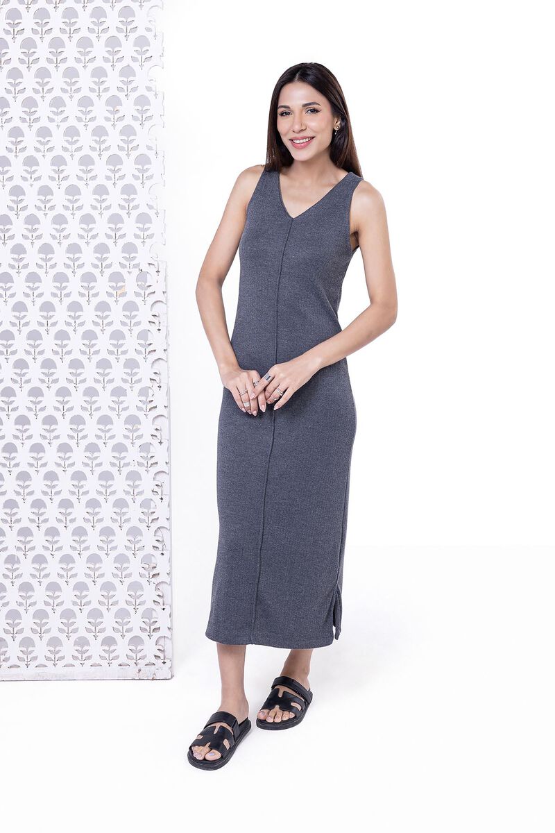 Dyed | Variegated Rib | Maxi Dress | GBP 6.00