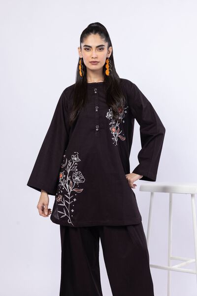 Embroidered | Crosshatch Poplin | Kurta | GBP 20.00