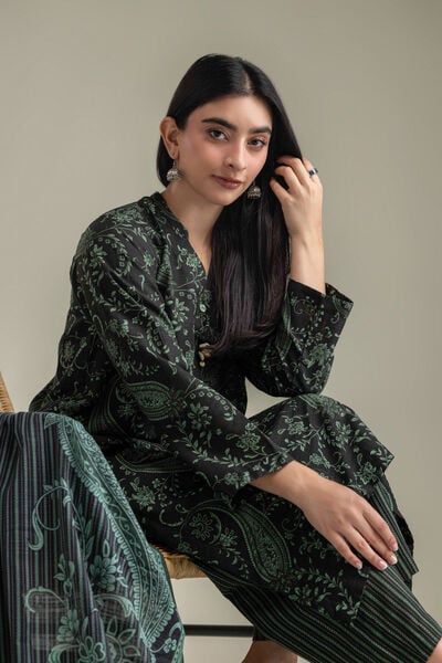 Printed | Light Khaddar | Tailored 3-Piece Set | GBP 55.00