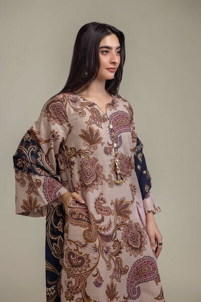 Printed | Light Khaddar | 3 Piece Tailored | GBP 55.00