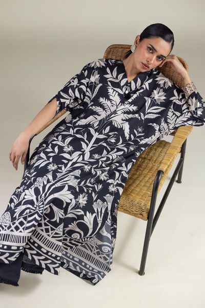 Embroidered | Cambric | Printed Cambric Kurta | GBP 12.50