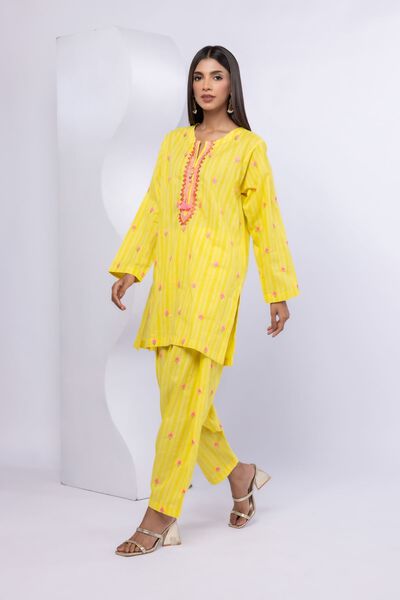 Embroidered | Lurex Stripes | Pants | GBP 20.00