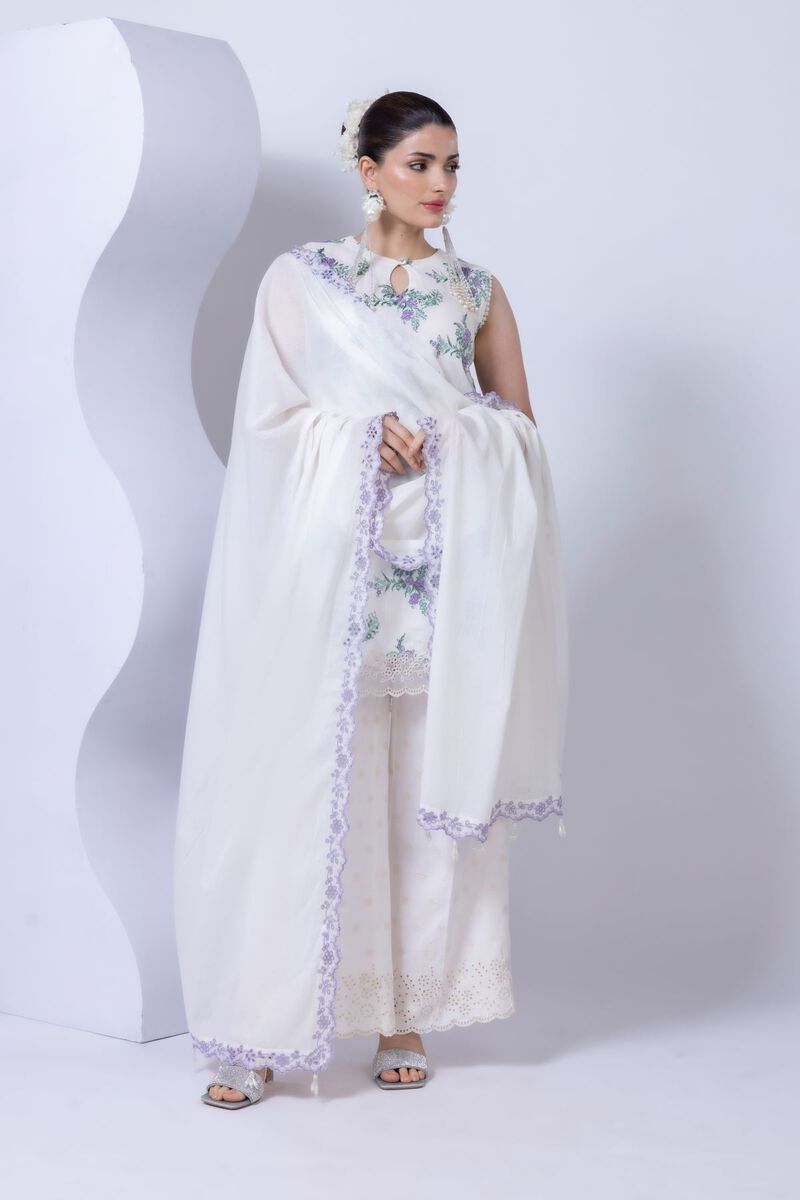 Embroidered | Cotton Square | Dupatta | GBP 35.00