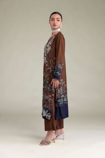 Embroidered | Raw Silk | Pants | GBP 20.00