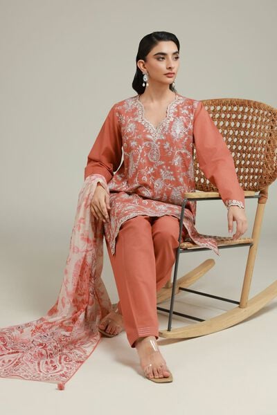 Embroidered | Cambric | Tailored 3 Piece | GBP 60.00