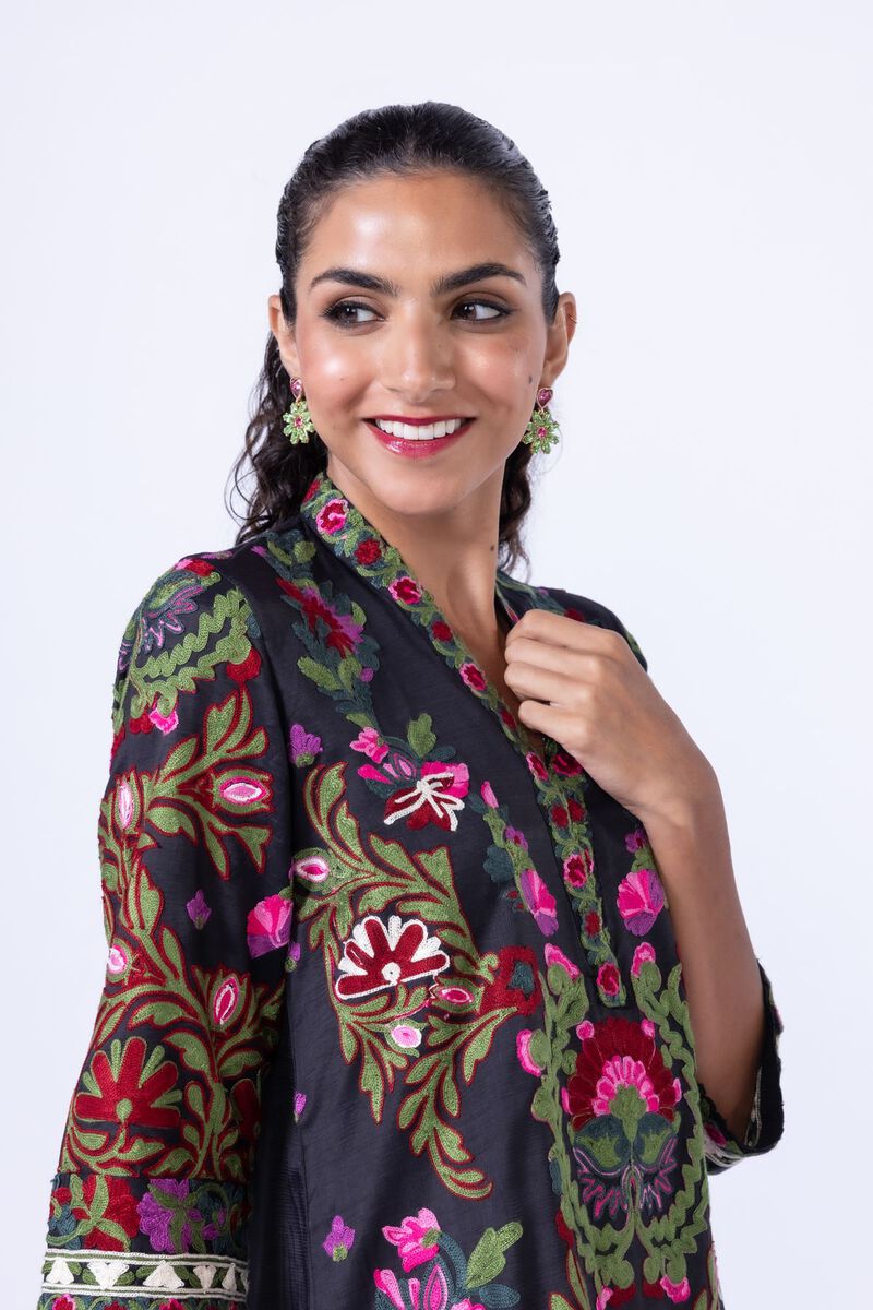 Embroidered | Raw Silk | Kurta | null