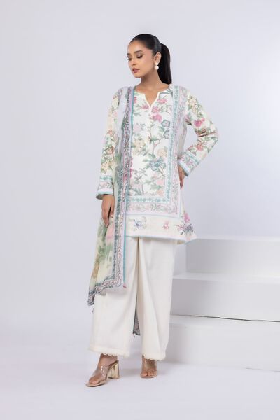 Printed | Dull Raw Silk | Kurta | GBP 25.00