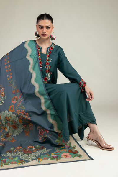 Embroidered | Raw Silk | Raw Silk Kurta | GBP 40.00