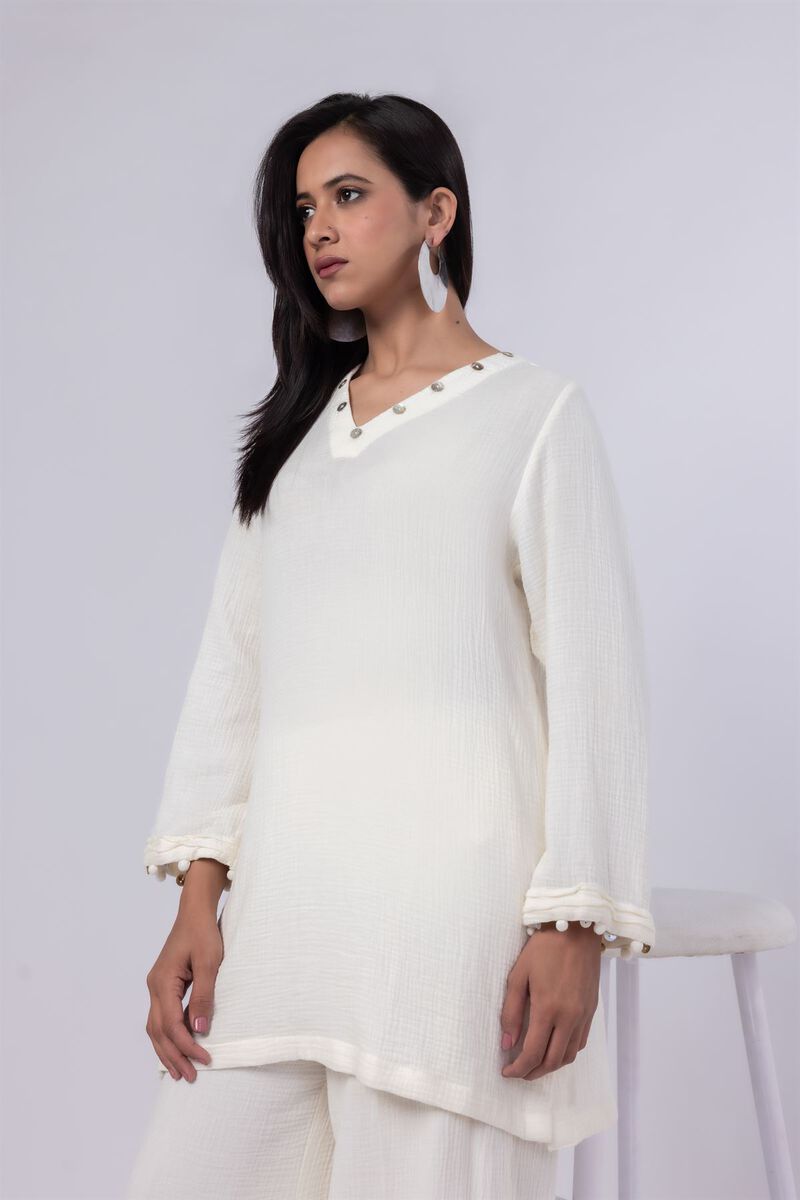 Dyed | Cheese Cloth | Kurta | GBP 17.50