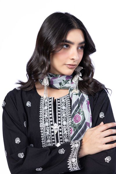 Embroidered | Cotton Dobby | Fabrics 3 Piece | GBP 40.00