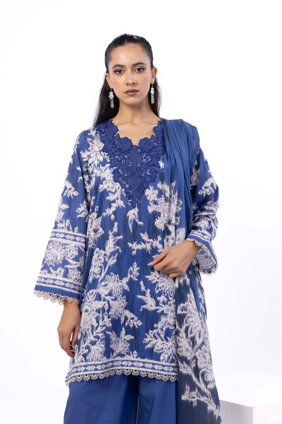 Embroidered | Cotton | Tailored 3 Piece | GBP 45.00