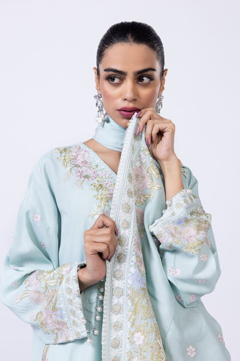 Embroidered | Light Thai Silk | Dupatta | GBP 35.00