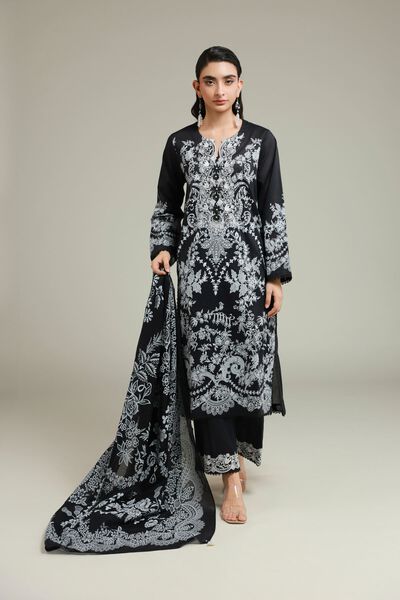 Embroidered | Lawn | Fabrics 3 Piece | GBP 40.00