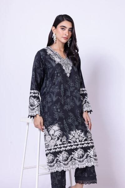 Embroidered | Cotton Satin | Kurta | GBP 25.00