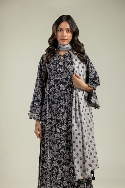 Printed | Cambric | Black Cambric Kurta | GBP 10.00