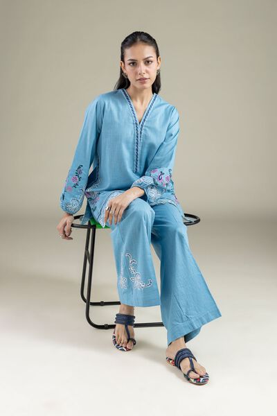 Embroidered | Heavy Textured Cotton | Kurta | GBP 30.00