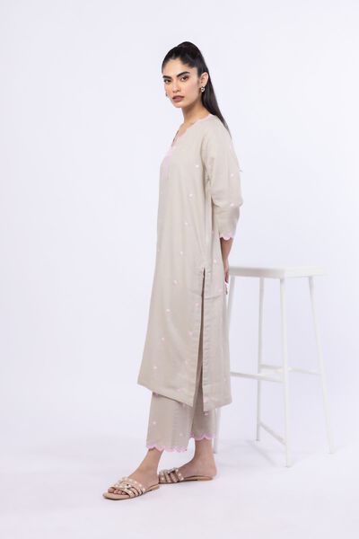 Embroidered | Cotton Dobby | Pants | GBP 17.00