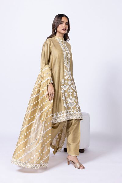 Embroidered | Raw Silk | Kurta | GBP 19.50