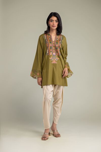 Embroidered | Cotton Dobby | Solid Cotton Shalwar | GBP 25.00