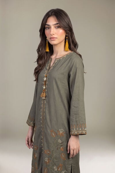 Embroidered | Heavy Textured Cotton | Kurta | GBP 45.00