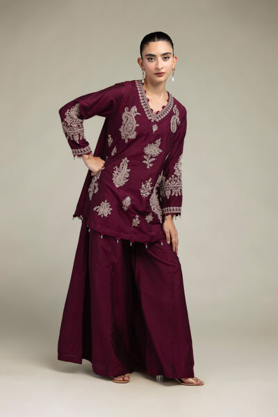 Raw Silk | Silk Solid Pants | GBP 20.00