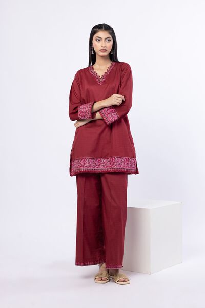 Embroidered | Cotton Dobby | Pants | GBP 5.10