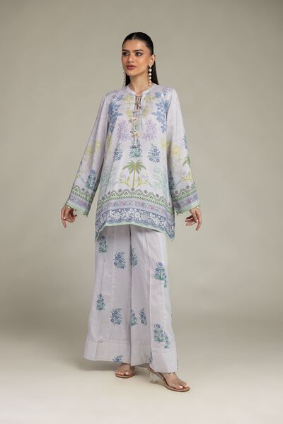 Embroidered | Raw Silk | Pants | GBP 25.00