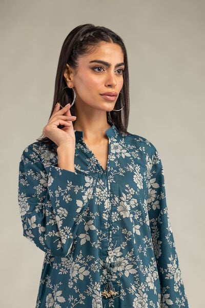 Printed | Cambric | Cambric Longline Kurta | GBP 30.00