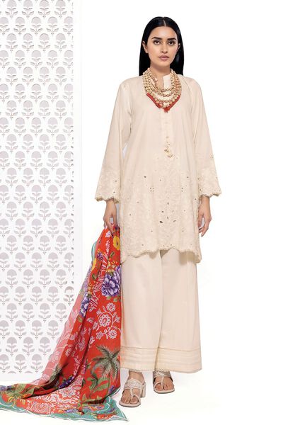 Embroidered | Dobby | Tailored 3 Piece | GBP 18.00