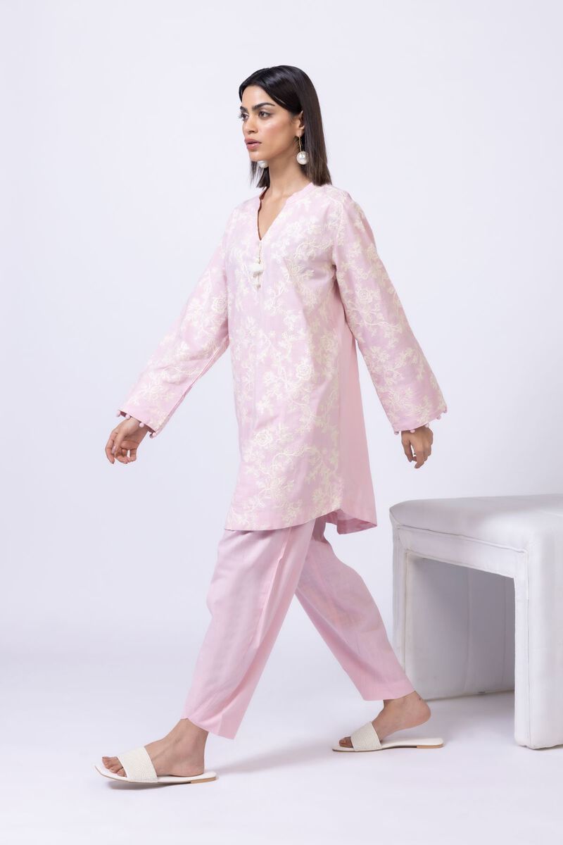 Embroidered | Crosshatch Poplin | Kurta | GBP 20.00