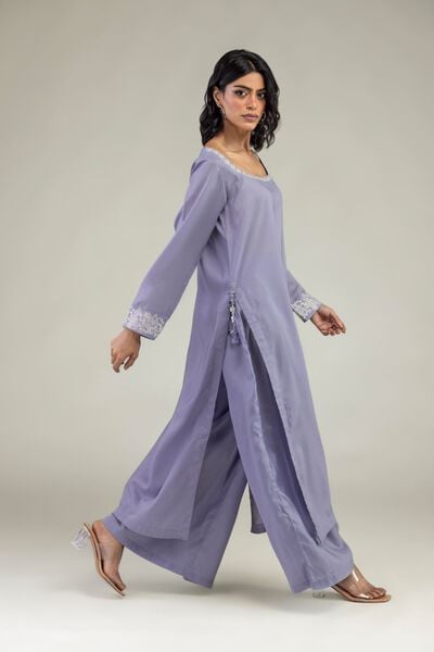 Embroidered | Lyocell | Lavendar Shalwar | GBP 25.00
