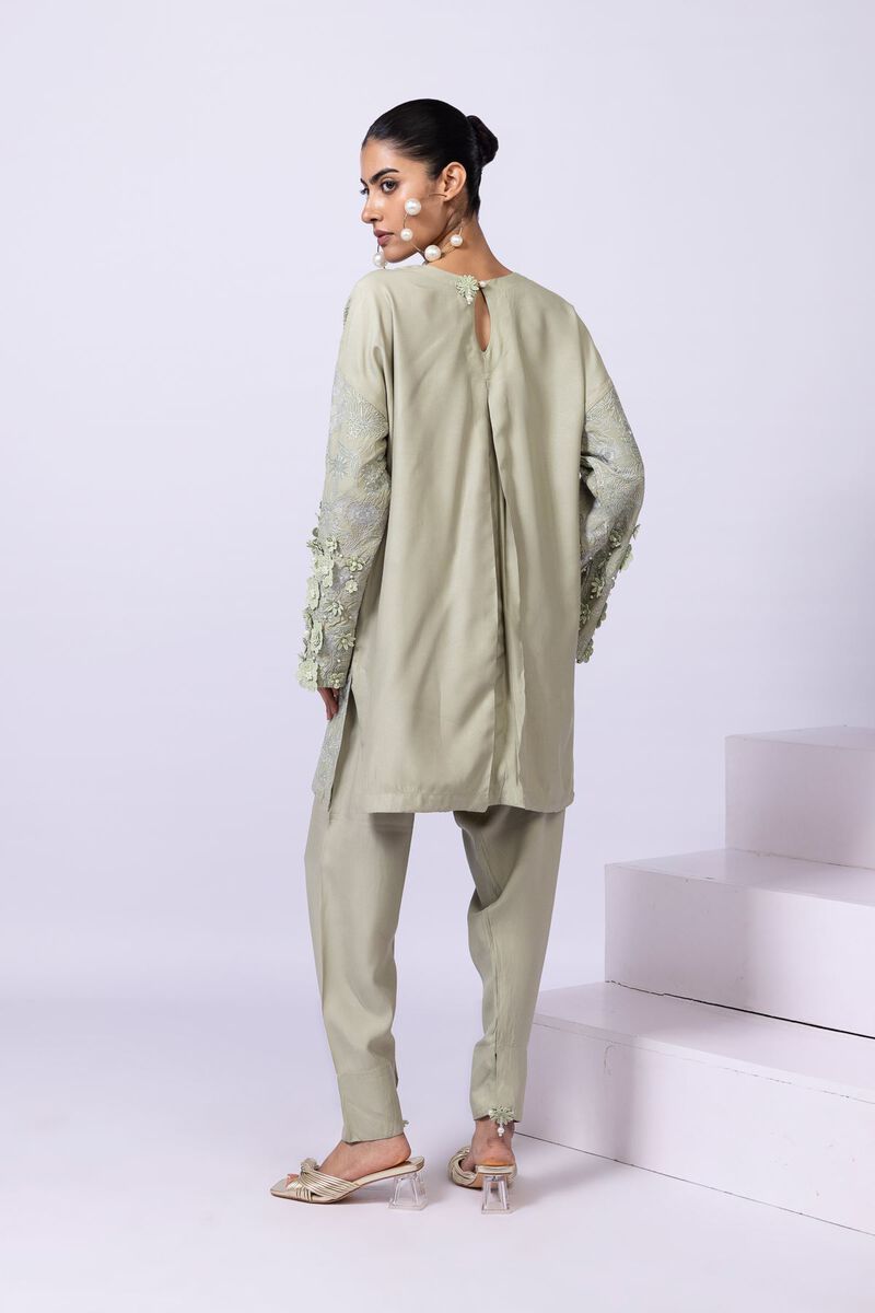 Embroidered | Viscose Oak Silk | Kurta | GBP 50.00