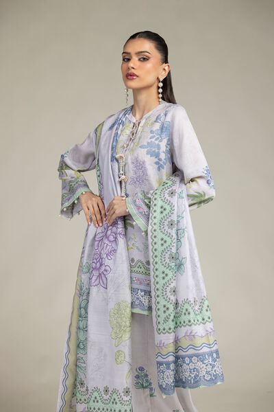 Embroidered | Polyester Silk | Floral Silk Dupatta | GBP 20.00